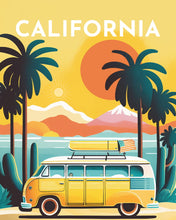 Carica l&#39;immagine nel visualizzatore di Gallery, Diamond Painting - Poster di viaggio in California