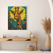 Carica l&#39;immagine nel visualizzatore di Gallery, Diamond Painting - Giraffa Art Deco