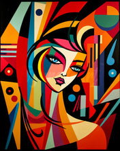 Carica l&#39;immagine nel visualizzatore di Gallery, Diamond Painting - Donna Astratta Stile Picasso