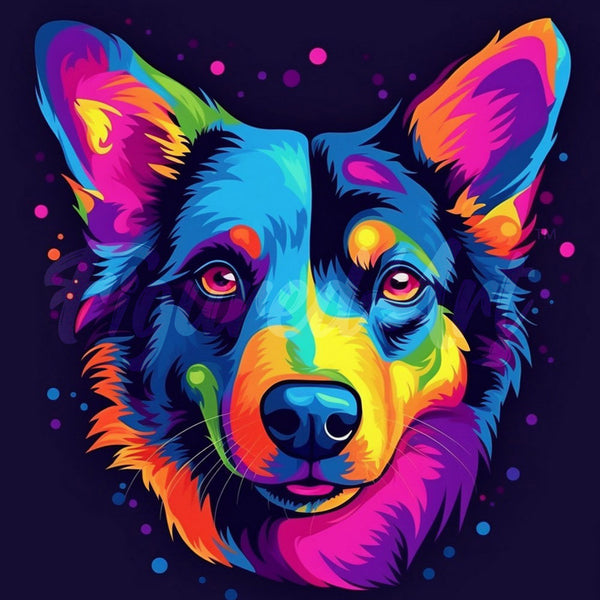 Diamond Painting Kit Completo,DIY 5d Diamond Painting Cane Rottweiler Round Pittura Diamante Kit Strass,Diamond Painting Kit Adulti Punto Croce Artigianato per Decorare casa e pareti 80x120cm 32x48in