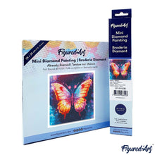 Carica l&#39;immagine nel visualizzatore di Gallery, Mini Diamond Painting 25x25cm Scintillante Farfalla