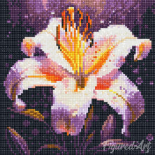 Carica l&#39;immagine nel visualizzatore di Gallery, Mini Diamond Painting 25x25cm Giglio in Fiore