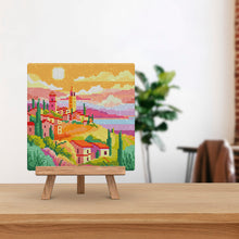 Carica l&#39;immagine nel visualizzatore di Gallery, Mini Diamond Painting 25x25cm Primavera Toscana