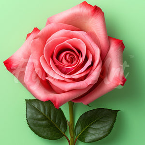 Mini Diamond Painting 25x25cm Stupenda Rosa Rosa