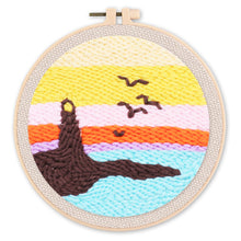 Carica l&#39;immagine nel visualizzatore di Gallery, Punch Needle Faro e Tramonto