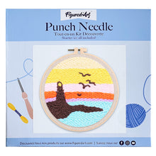Carica l&#39;immagine nel visualizzatore di Gallery, Punch Needle Kit Faro e Tramonto
