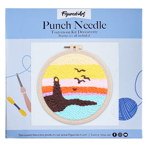 Punch Needle Kit Faro e Tramonto