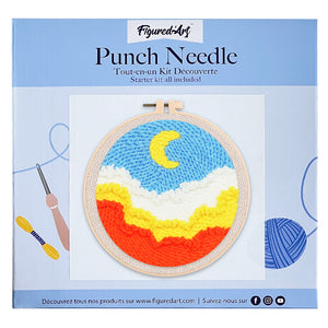Punch Needle Kit Cielo e Nuvola
