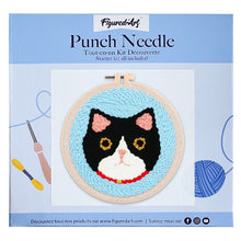 Carica l&#39;immagine nel visualizzatore di Gallery, Punch Needle Kit Testa di Gatto