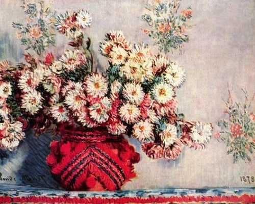 Diamond Painting - Vaso rosso e fiori
