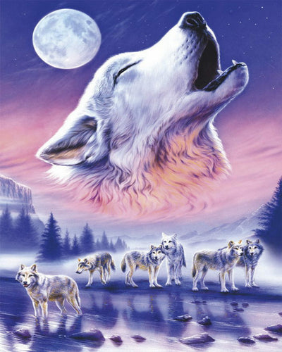 Diamond Painting - Spirito di lupo