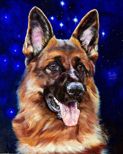 Diamond Painting - Cane da Pastore tedesco