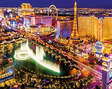 Carica l&#39;immagine nel visualizzatore di Gallery, Diamond Painting - Las Vegas di notte