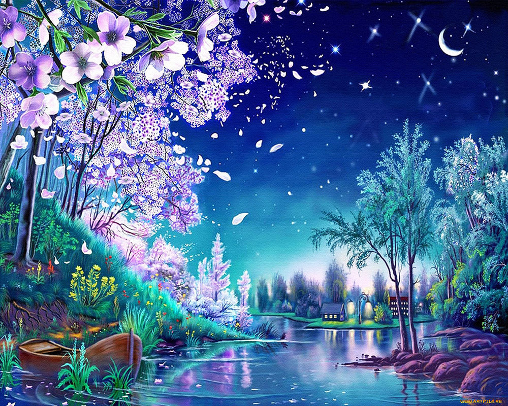 Diamond Painting - Barca sul Fiume