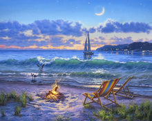 Carica l&#39;immagine nel visualizzatore di Gallery, Dipingere con i numeri - Vista Sulla Spiaggia