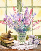 Carica l&#39;immagine nel visualizzatore di Gallery, Dipingere con i numeri Bouquet di lupini Figured&#39;Art intermedia nuovi arrivi fiori