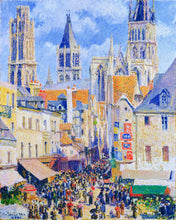 Carica l&#39;immagine nel visualizzatore di Gallery, Dipingere con i numeri Rue de l&#39;Épicerie Rouen Camille Pissarro Figured&#39;Artnuovi arrivi dipinti famosi città avanzate
