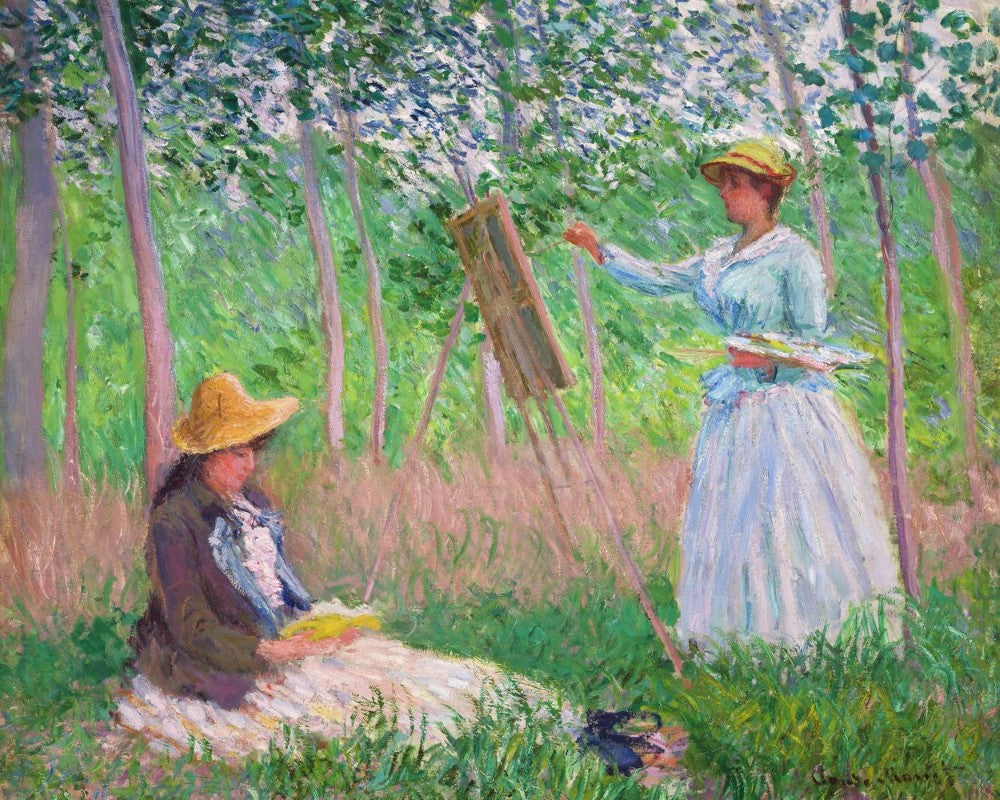 Ricamo a Punto Croce - Nel bosco a Giverny - Monet