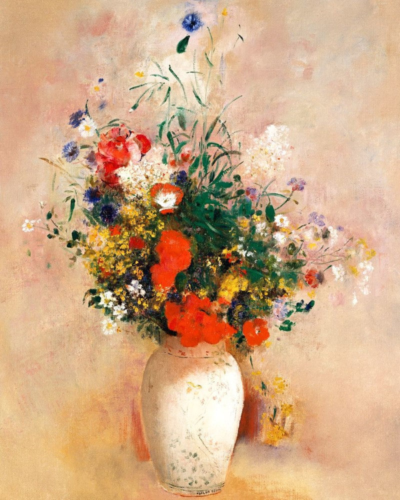 Ricamo a Punto Croce - Vaso di fiori - Odilon Redon