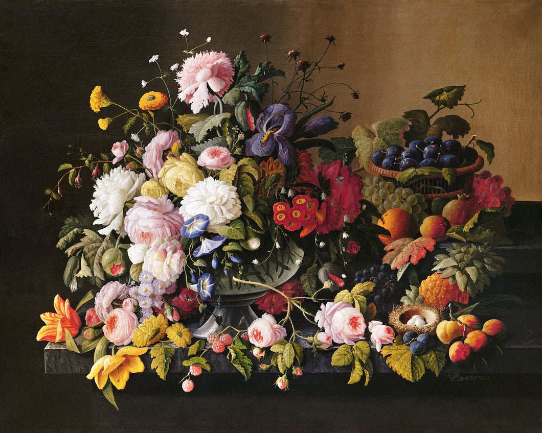 Dipingere con i numeri Fiori e frutti Severin Roesen Figured'Artfiori nuovi arrivi dipinti famosi intermedia