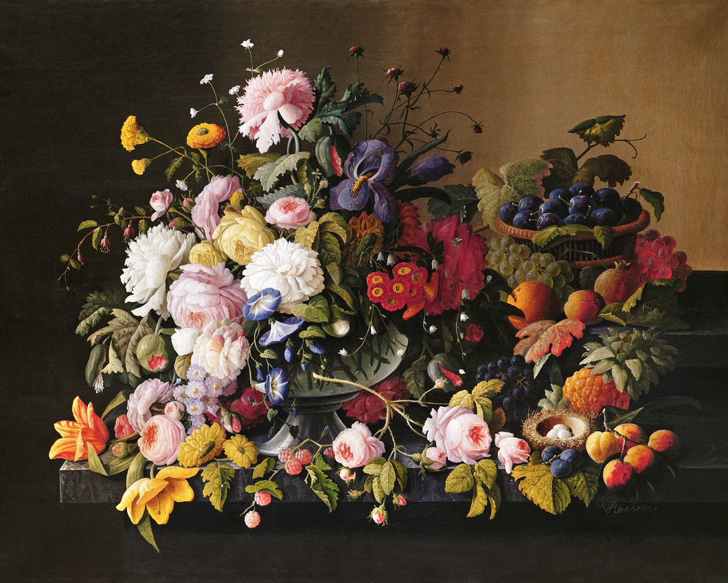 Diamond Painting - Fiori e frutti, Severin Roesen