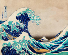 Carica l&#39;immagine nel visualizzatore di Gallery, Dipingere con i numeri - La grande onda di Kanagawa di Katsushika Hokusai Figured&#39;Art