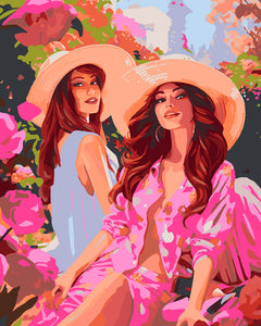 Pink Diva Sisters Figured'Art