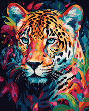 Carica l&#39;immagine nel visualizzatore di Gallery, Dipingere con i numeri Leopardo Astratto Colorato Figured&#39;Art