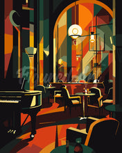 Carica l&#39;immagine nel visualizzatore di Gallery, Dipingere con i numeri - Club Art Deco Figured&#39;Art