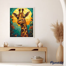 Carica l&#39;immagine nel visualizzatore di Gallery, Dipingere con i numeri - Giraffa Art Deco