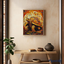 Carica l&#39;immagine nel visualizzatore di Gallery, Dipingere con i numeri - Tartaruga Art Deco