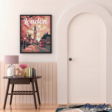 Carica l&#39;immagine nel visualizzatore di Gallery, Dipingere con i numeri - Poster di Viaggio a Londra in Primavera