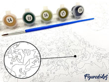 Carica l&#39;immagine nel visualizzatore di Gallery, Dipingere con i numeri - Bambini Su Una Barca A Vela