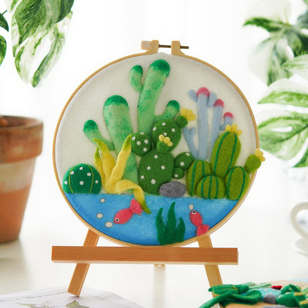 Needle Felting Piante e pesce