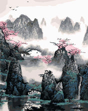Carica l&#39;immagine nel visualizzatore di Gallery, Dipingere con i numeri - Cina Paesaggio