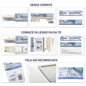 Dipingere con i numeri - Piccoli gatti blu