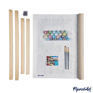 Dipingere con i numeri - Fiori Multicolori