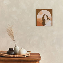 Carica l&#39;immagine nel visualizzatore di Gallery, Mini Kit da Dipingere con i Numeri 20x20cm con cornice Donna e arco