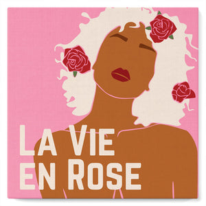 Mini Kit da Dipingere con i Numeri 20x20cm con cornice Vita in rosa
