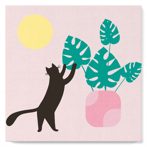 Mini Kit da Dipingere con i Numeri 20x20cm con cornice Micietto sotto al sole