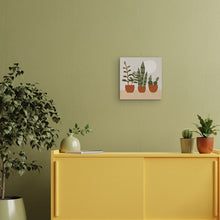 Carica l&#39;immagine nel visualizzatore di Gallery, Mini Kit da Dipingere con i Numeri 20x20cm con cornice Succulente