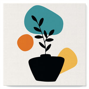 Mini Kit da Dipingere con i Numeri 20x20cm con cornice Decorazione in vaso 3