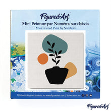 Carica l&#39;immagine nel visualizzatore di Gallery, Mini Kit da Dipingere con i Numeri 20x20cm con cornice Decorazione in vaso 3