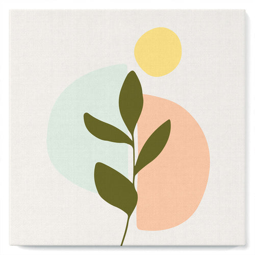 Mini Kit da Dipingere con i Numeri 20x20cm con cornice Felce 3