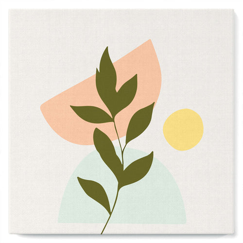 Mini Kit da Dipingere con i Numeri 20x20cm con cornice Felce 4