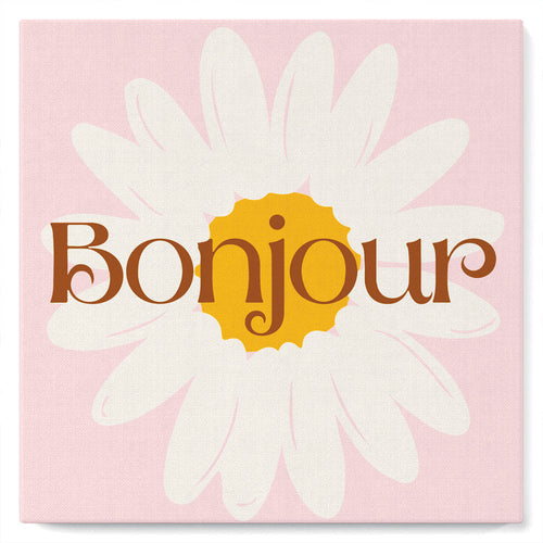 Mini Kit da Dipingere con i Numeri 20x20cm con cornice Bonjour