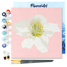 Carica l&#39;immagine nel visualizzatore di Gallery, Mini Kit da Dipingere con i Numeri 20x20cm con cornice Rosa canina