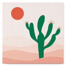 Carica l&#39;immagine nel visualizzatore di Gallery, Mini Kit da Dipingere con i Numeri 20x20cm con cornice Cactus