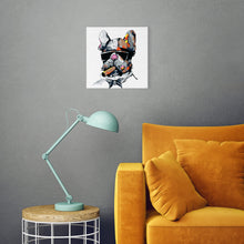 Carica l&#39;immagine nel visualizzatore di Gallery, Mini Kit da Dipingere con i Numeri 20x20cm con cornice Bull dog cool