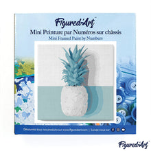 Carica l&#39;immagine nel visualizzatore di Gallery, Mini Kit da Dipingere con i Numeri 20x20cm con cornice Ananas